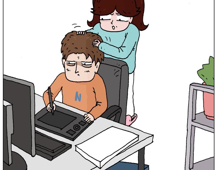 叫我森先生漫画,一次很不愉快的理发记1图