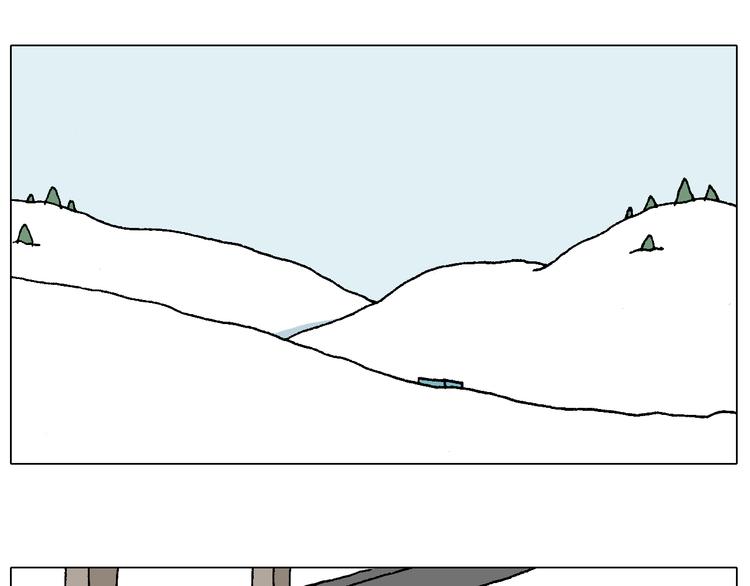 叫我森先生漫画,滑雪需谨慎！1图