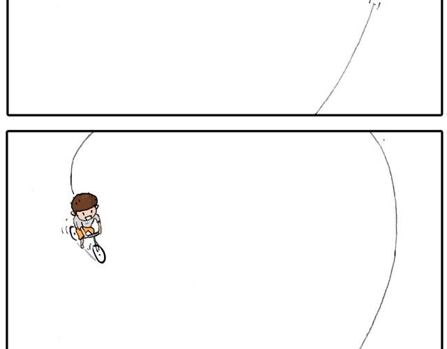 叫我森先生漫画,学骑车1图