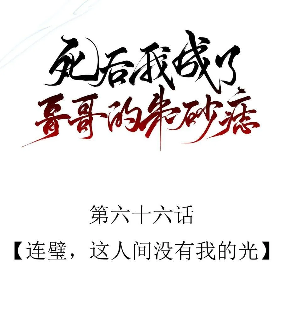 死后我成了哥哥的朱砂痣漫画免费漫画,66 连璧，这人间没有我的光1图