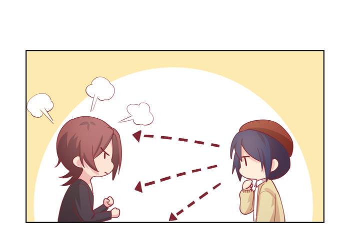 美味玩笑漫画,冤家路窄1图