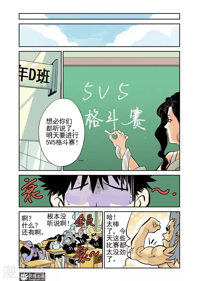 怪物学院之优等生黎小昊小说漫画,第6话 运动会&amp;格斗赛1图