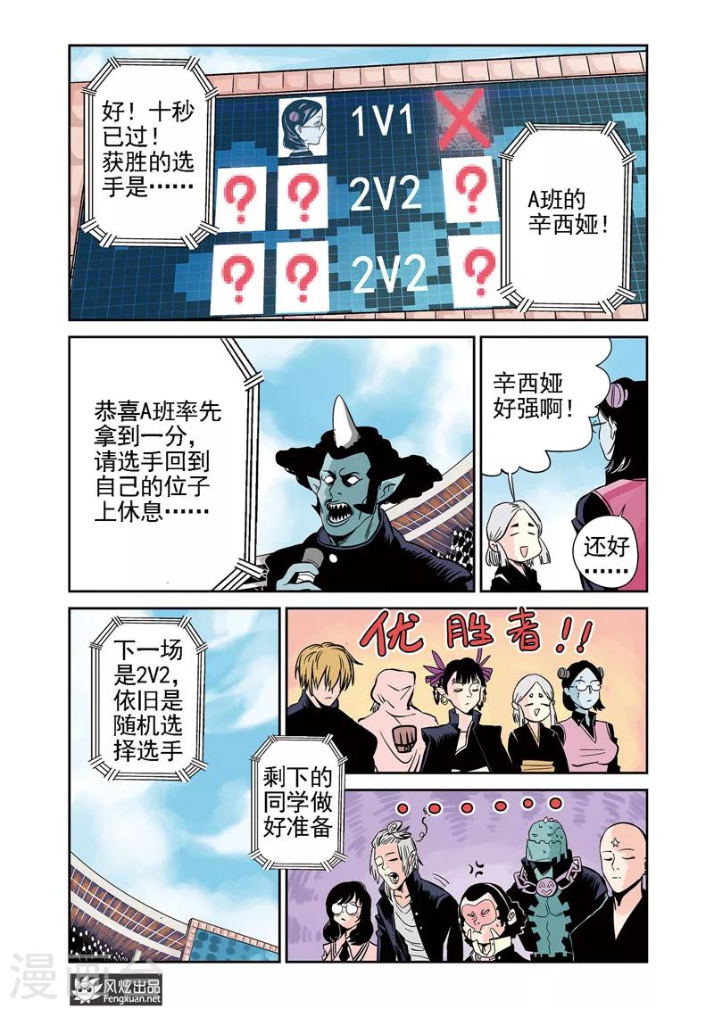 怪兽学院漫画,第7话1 一击&amp;鬣2图