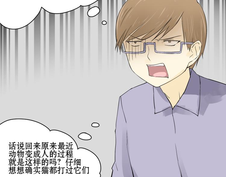 猫爷的英语漫画,第8话 猫狗相遇1图
