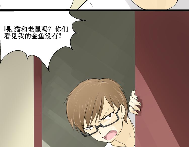 猫爷的英语漫画,第7话 我的金鱼！！2图