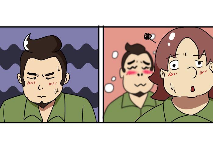 撸胖与段子哥日常漫画,站军姿2图