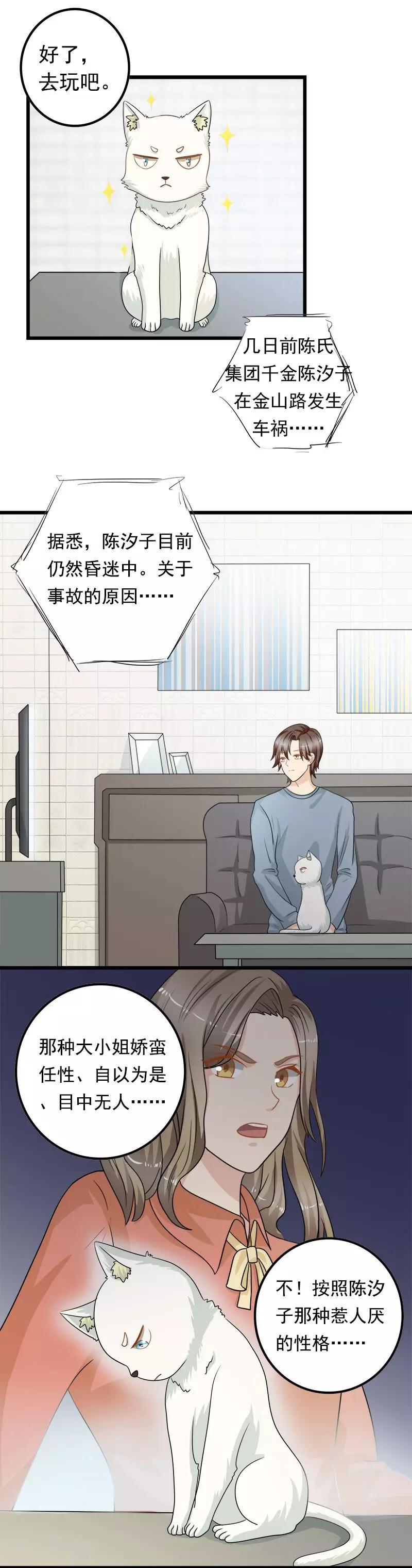 家有猫咪不可以养什么花漫画,第8话 猫饼与铲屎官2图