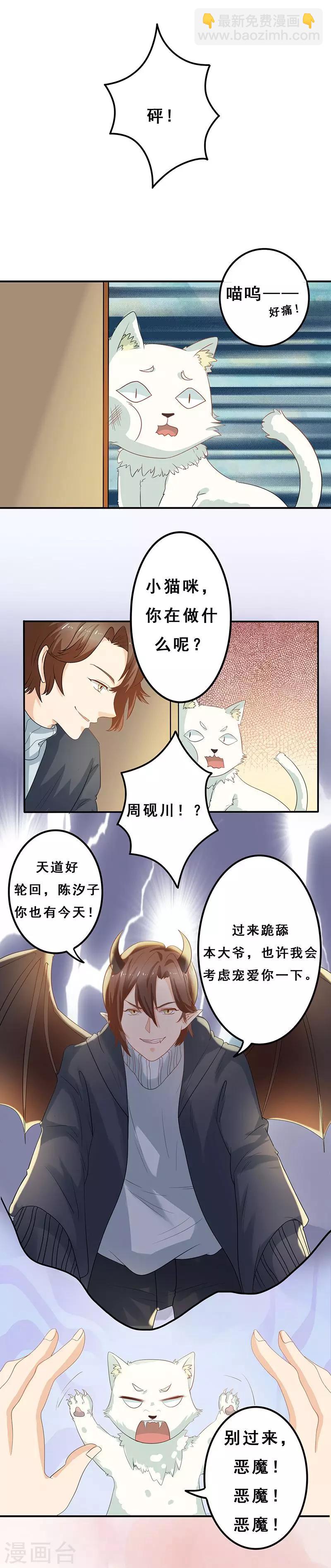 家有猫猫漫画,第3话 放开这只小猫咪2图