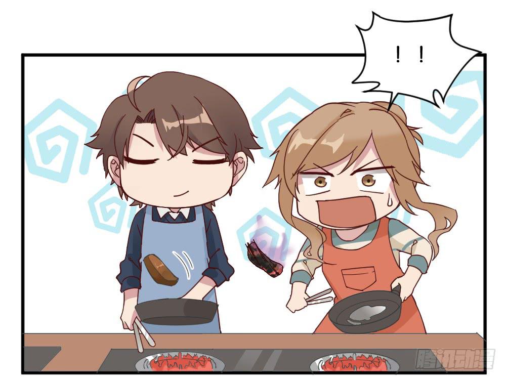 月老不准我恋爱漫画,牛排与闹钟2图
