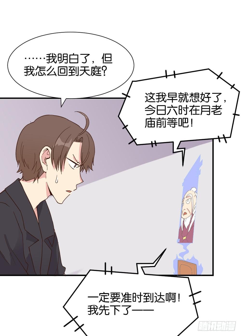 月老不准我恋爱漫画,弦月回天庭11图