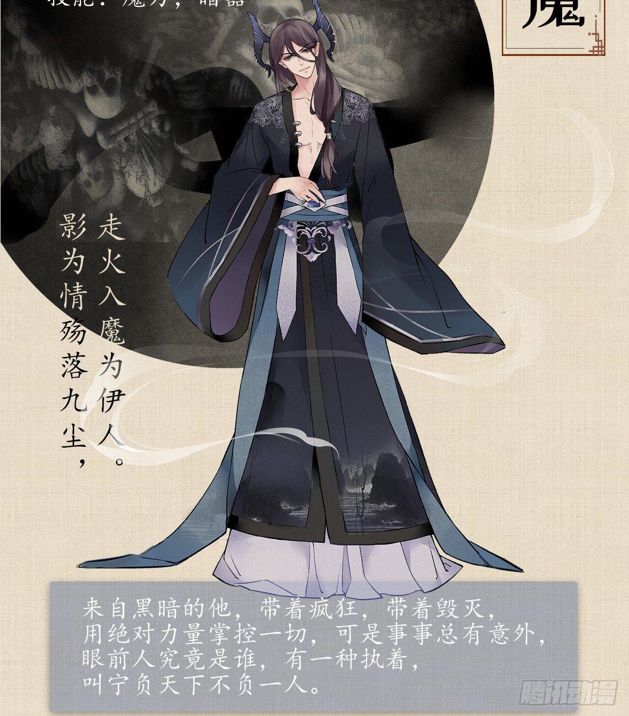 梦回南朝漫画,人物简介2图