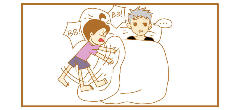 LES宝贝满满爱漫画,哄睡觉的秘密武器！1图