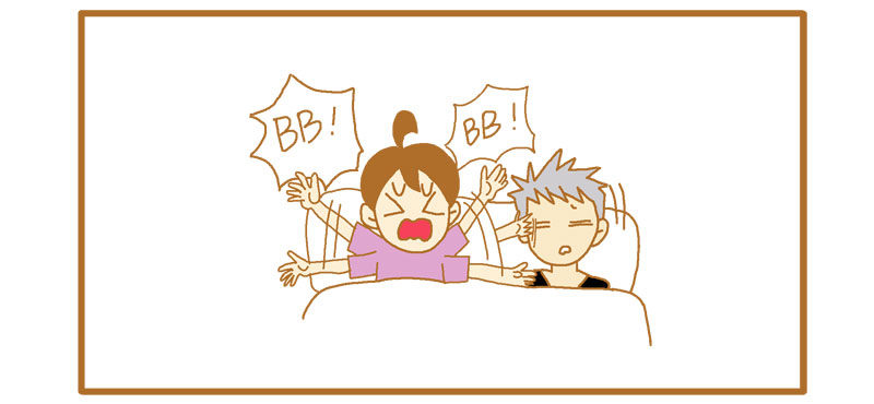 LES宝贝满满爱漫画,哄睡觉的秘密武器！2图