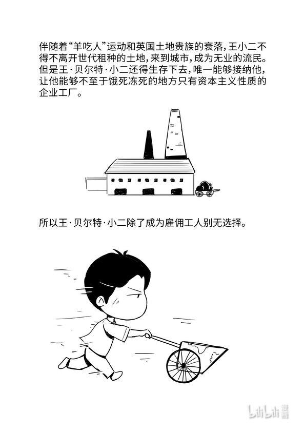 马克思漫漫说第二季如何漫画,05 劳动力成为商品与货币成为资本1图