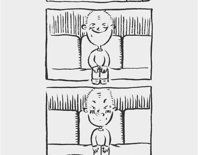 我和姥爷的日常漫画,送礼也省钱1图