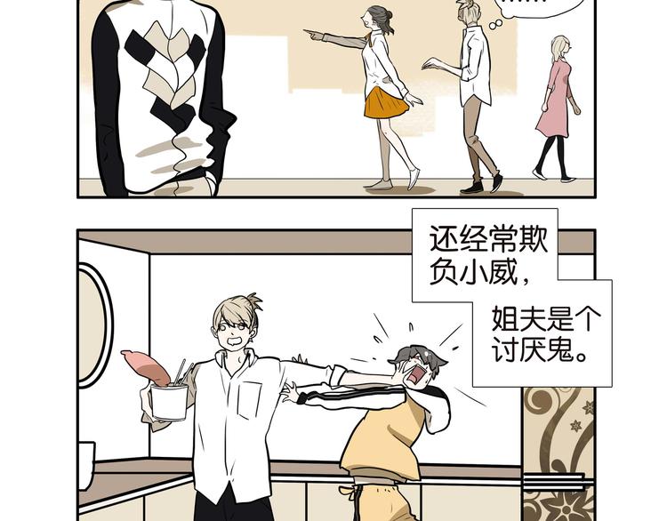 古风兄弟桃子红了漫画,001李小威1图