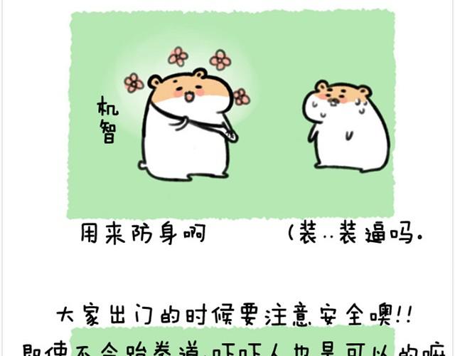 软绵绵の日常漫画,第6话 茶包是跆拳道黑带？1图