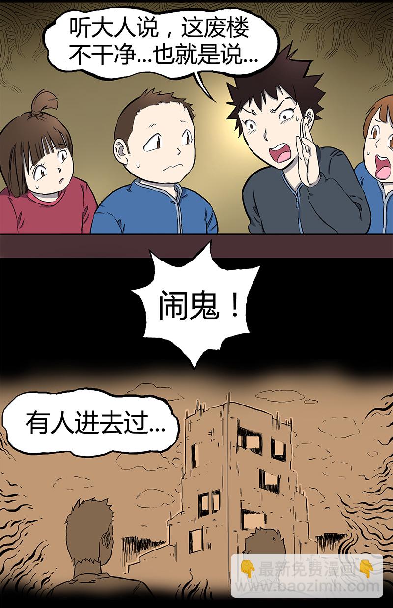 怪茶哥哥漫画,电梯井1图