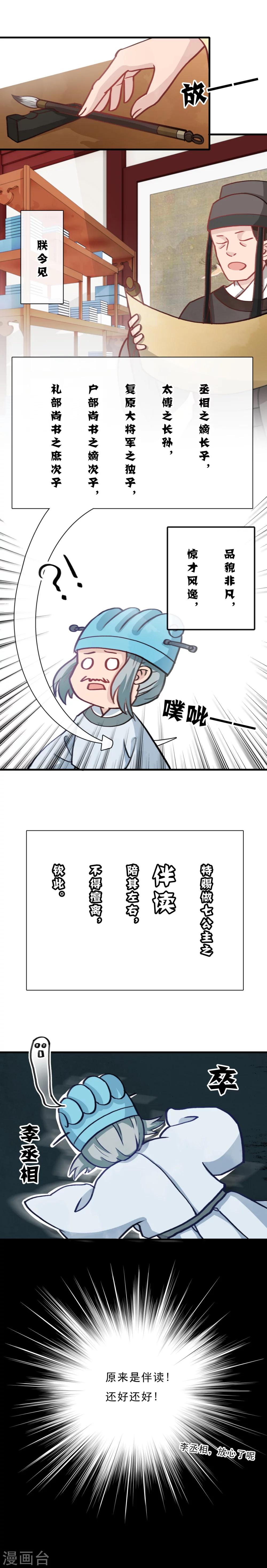 公主不回家的小说漫画,第3话 招驸马？！1图