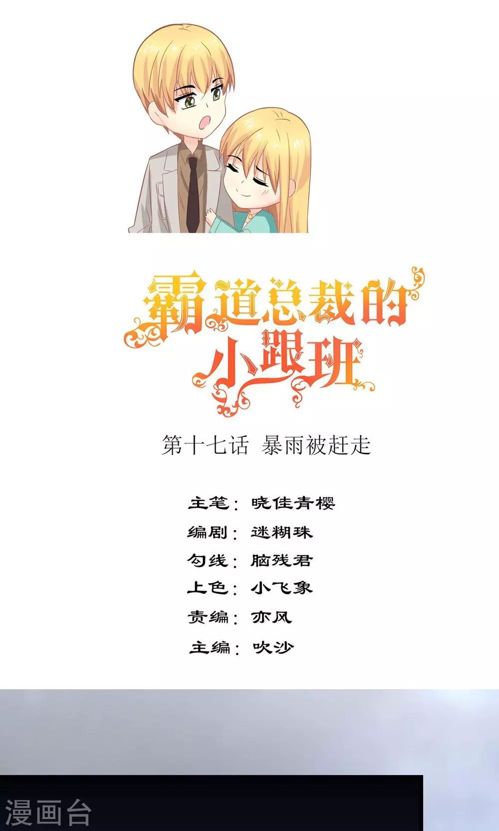 霸道总裁的小娇妻免费观看漫画,第17话 暴雨被赶走1图