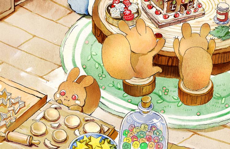 松松兔温暖童话漫画,第5话 圣诞节2图