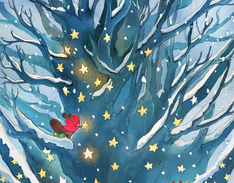 松松兔温暖童话漫画,第5话 圣诞节1图