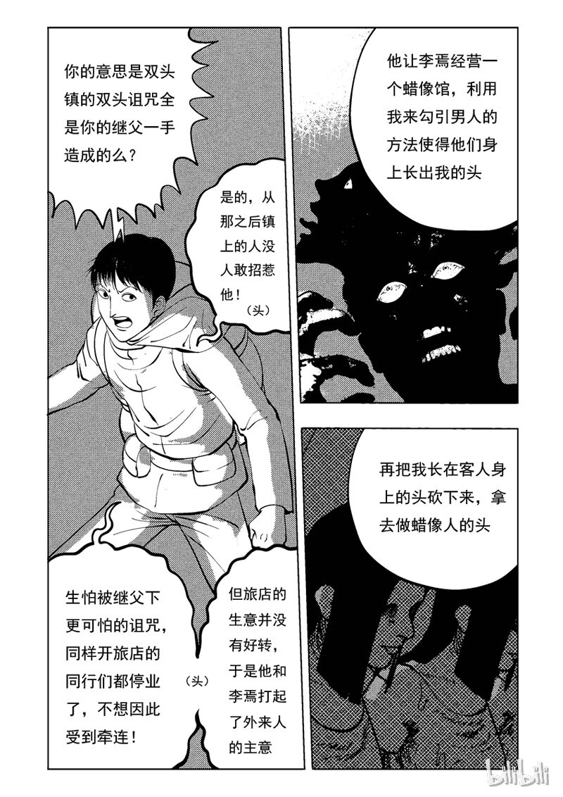 窥探漫画,36 双头镇（五）2图