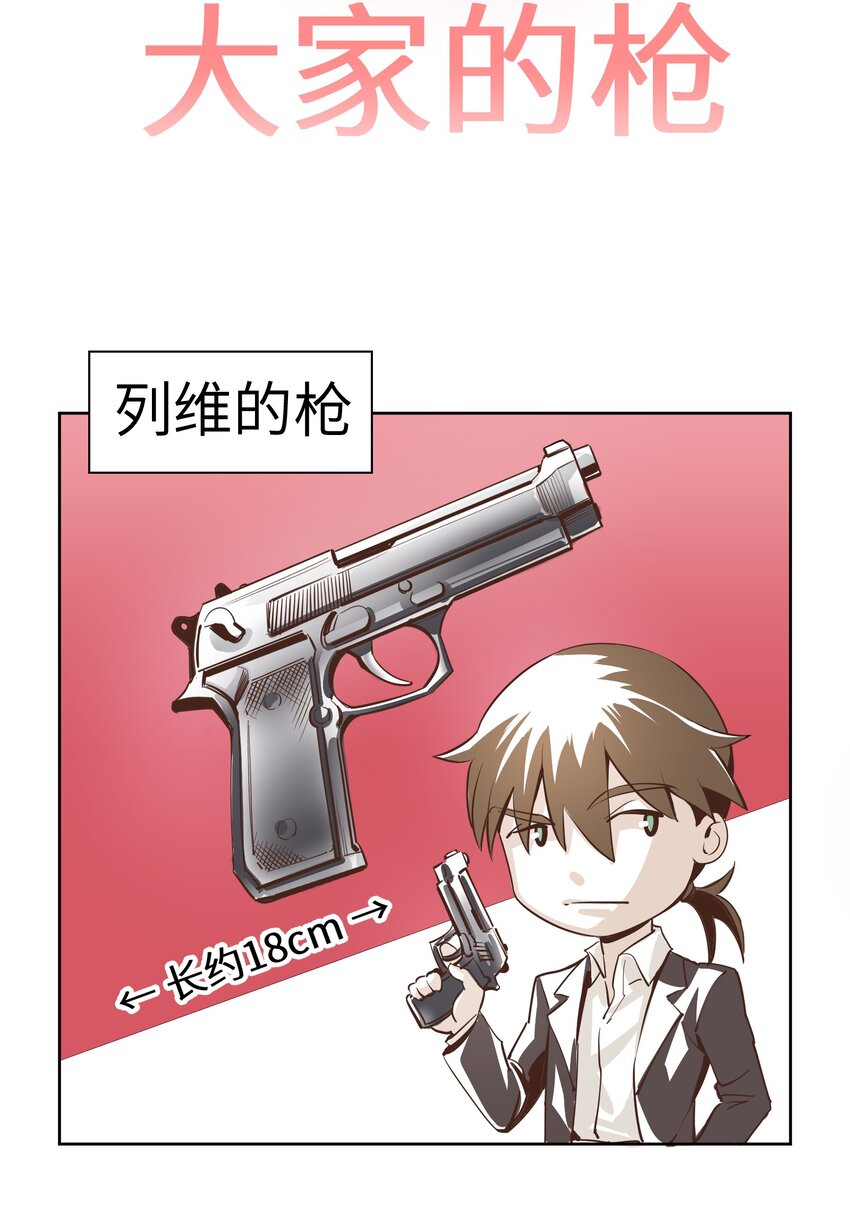 请勿洞察实体书漫画,小剧场3 大家的枪2图