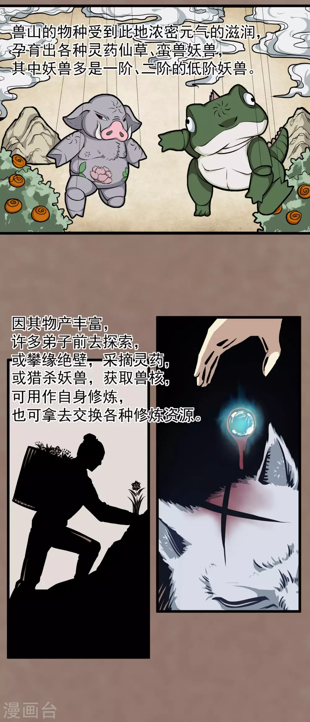 武神至尊漫画,第14话 获取兽核2图