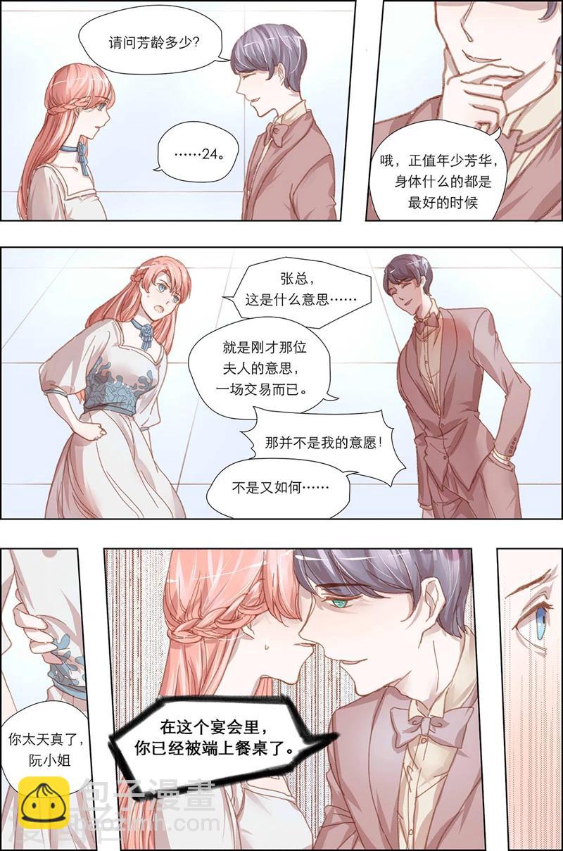 枕上娇莺啼全文免费阅读漫画,第15话 餐桌待享用的食物1图