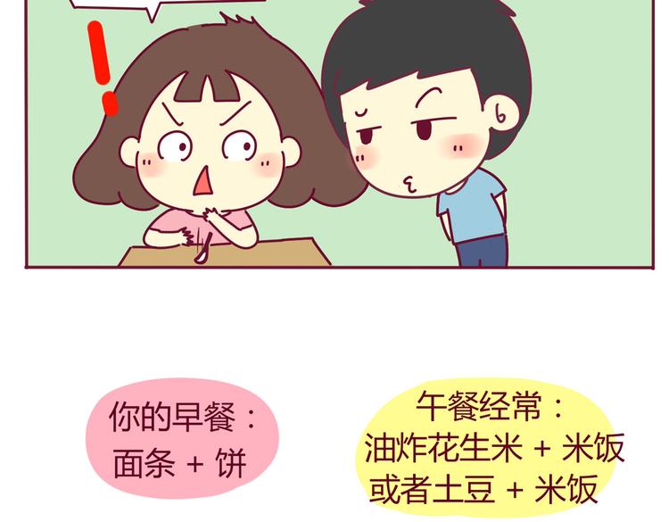 我的同桌是学霸结局是什么漫画,第31话 喜欢吃主食1图