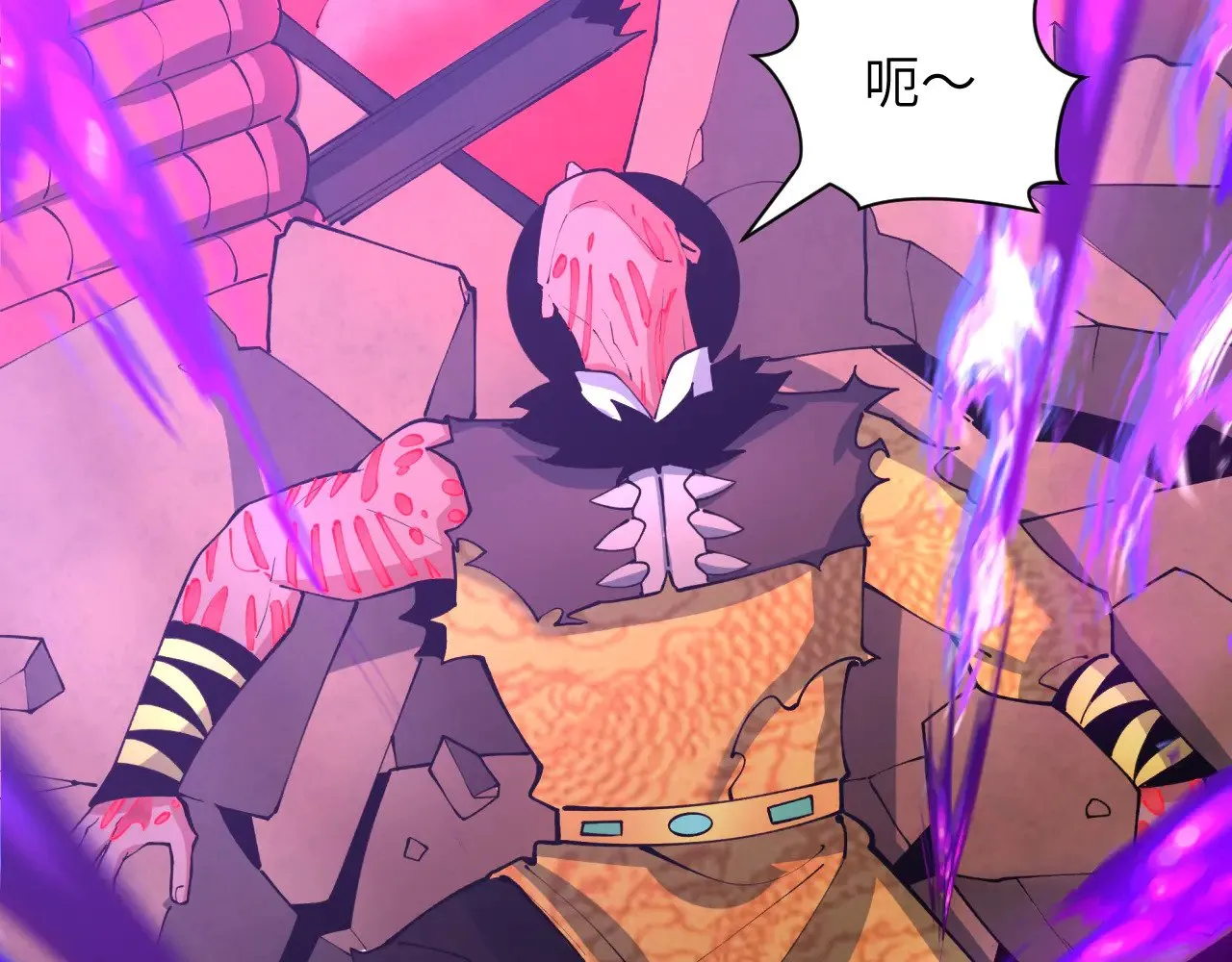 全球诡异时代xiaoshu漫画,第324话 佛影现！林风暴走！1图