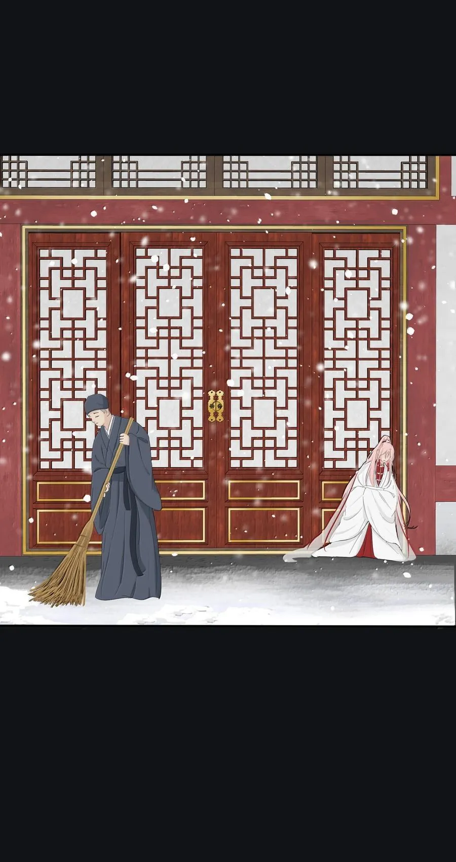 人间百里锦无光版资源漫画,200 落雪无声（评论抽各种礼物）1图