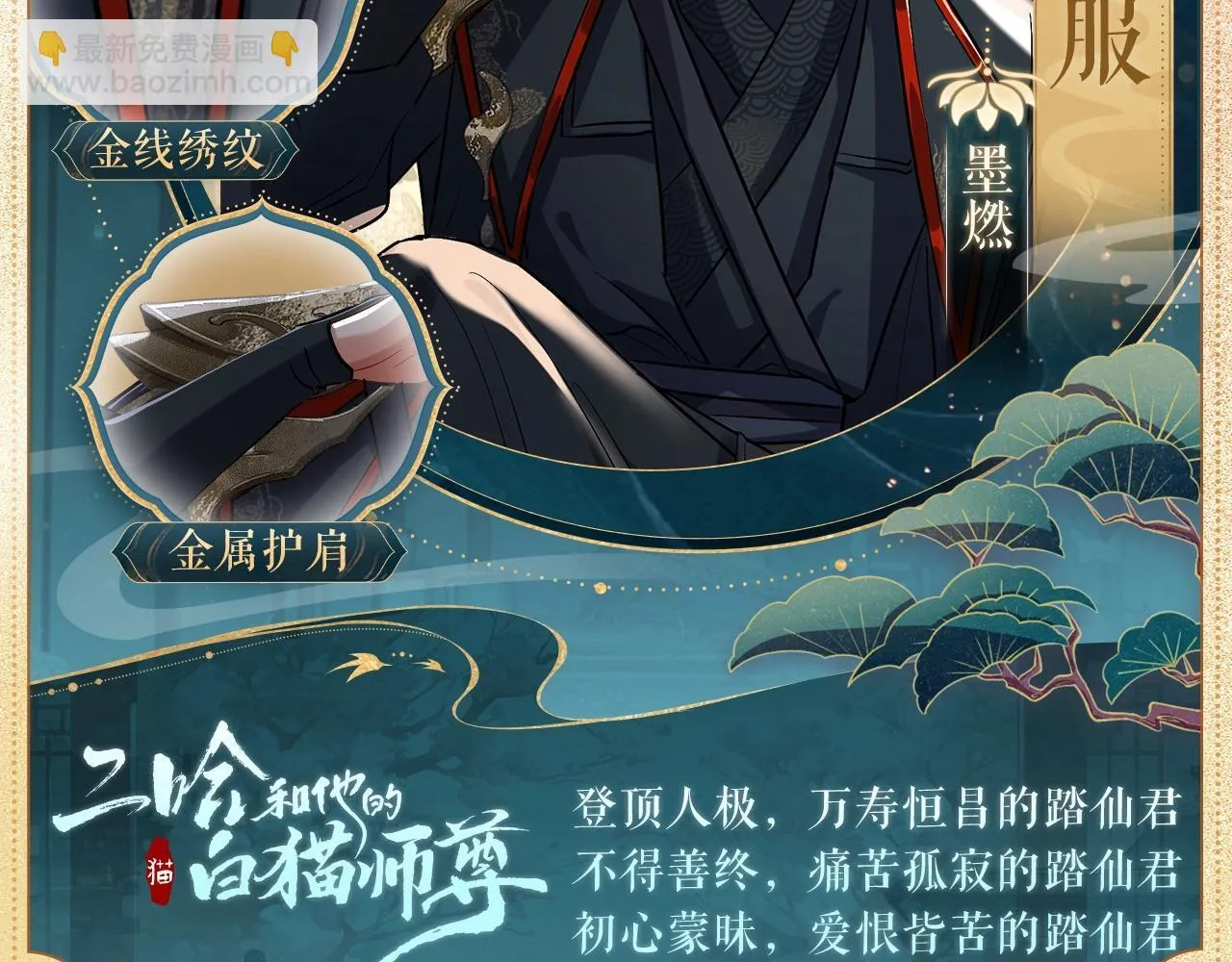 二哈和他的白猫师尊小说未删减版免费漫画,造型设定集031图