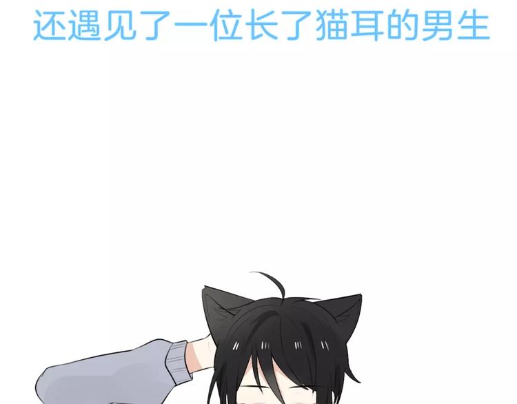 猫与黑曜石漫画,序章 穿越异世界遇上猫耳男生1图