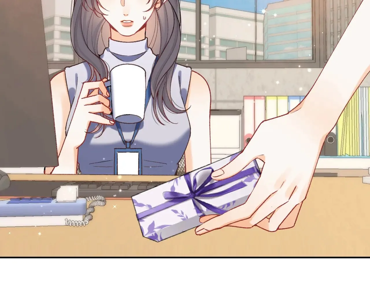 偷偷藏不住33漫画,第4季 21话  小姑娘挺恋家的1图