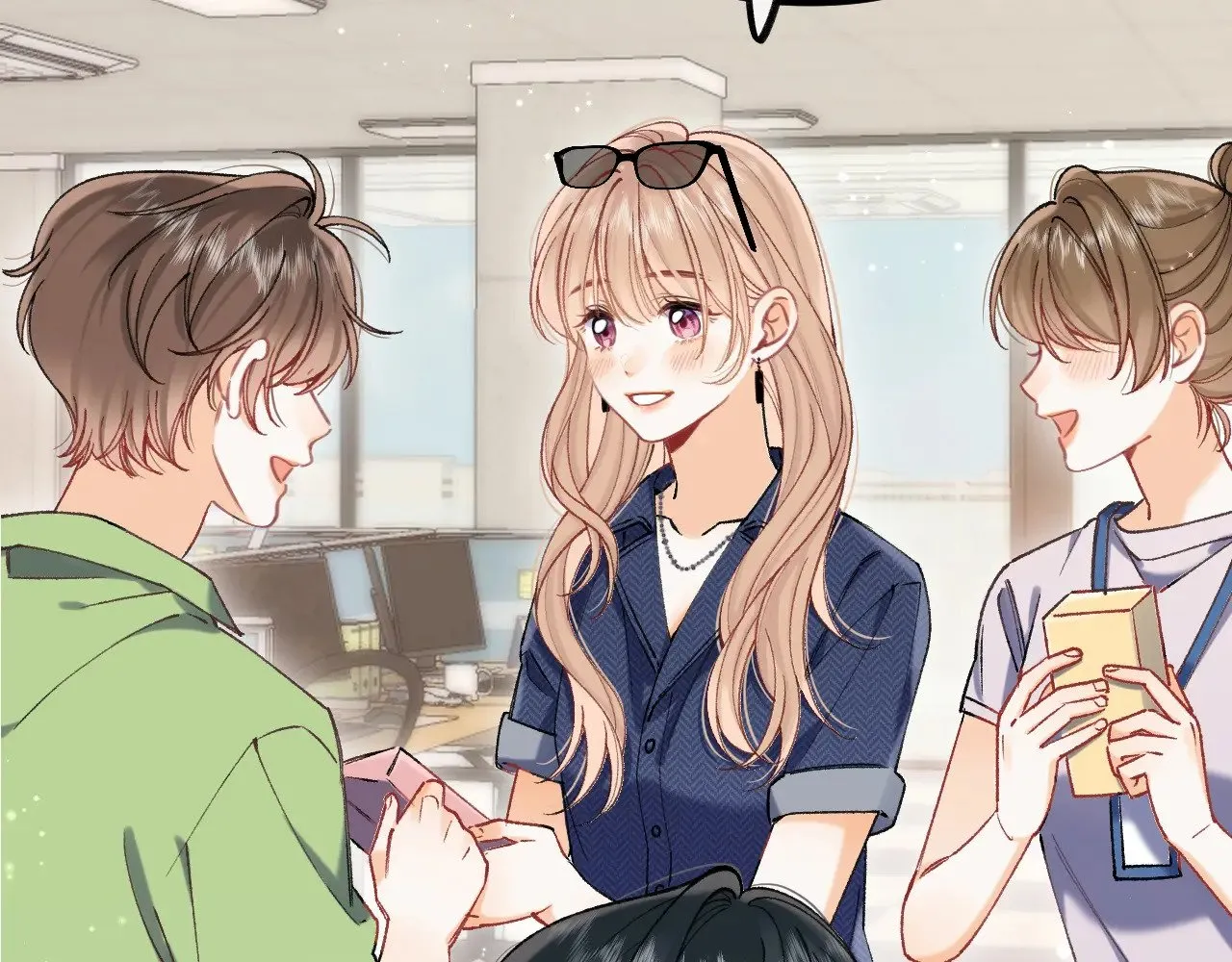 偷偷藏不住33漫画,第4季 21话  小姑娘挺恋家的1图