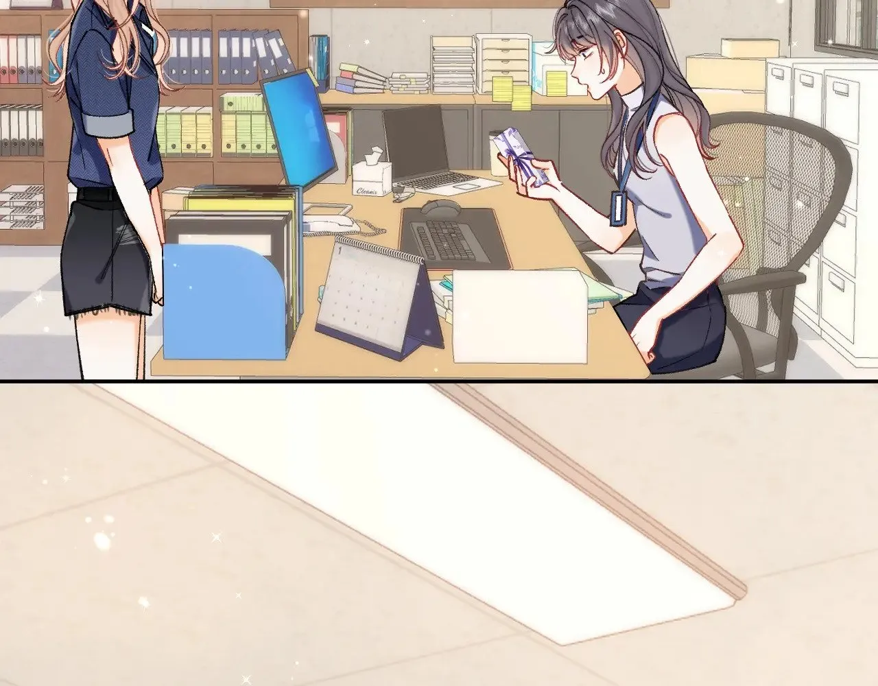 偷偷藏不住33漫画,第4季 21话  小姑娘挺恋家的1图