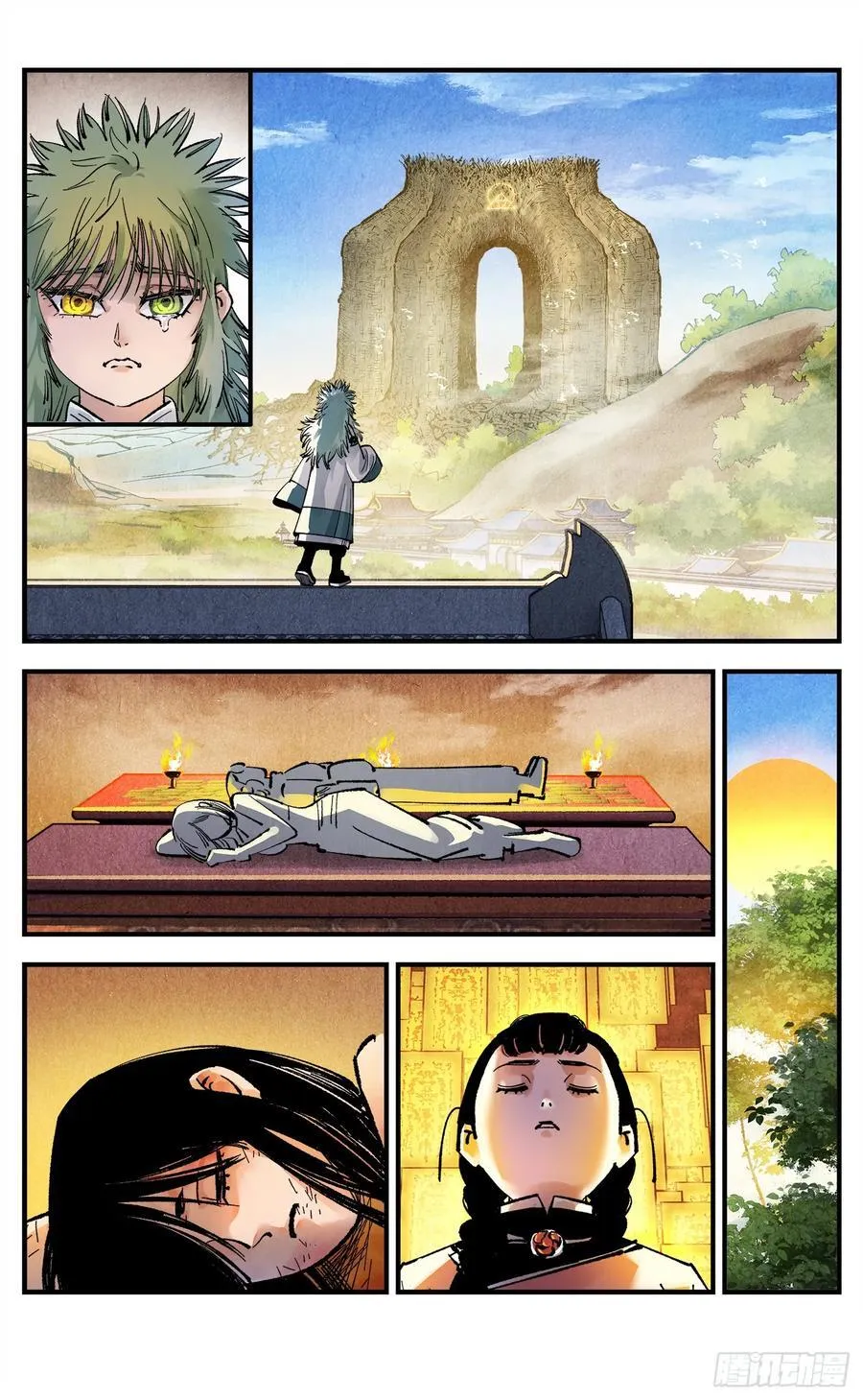 日月同错虎大绳图片漫画,第一百四十三回：日月炼果2图