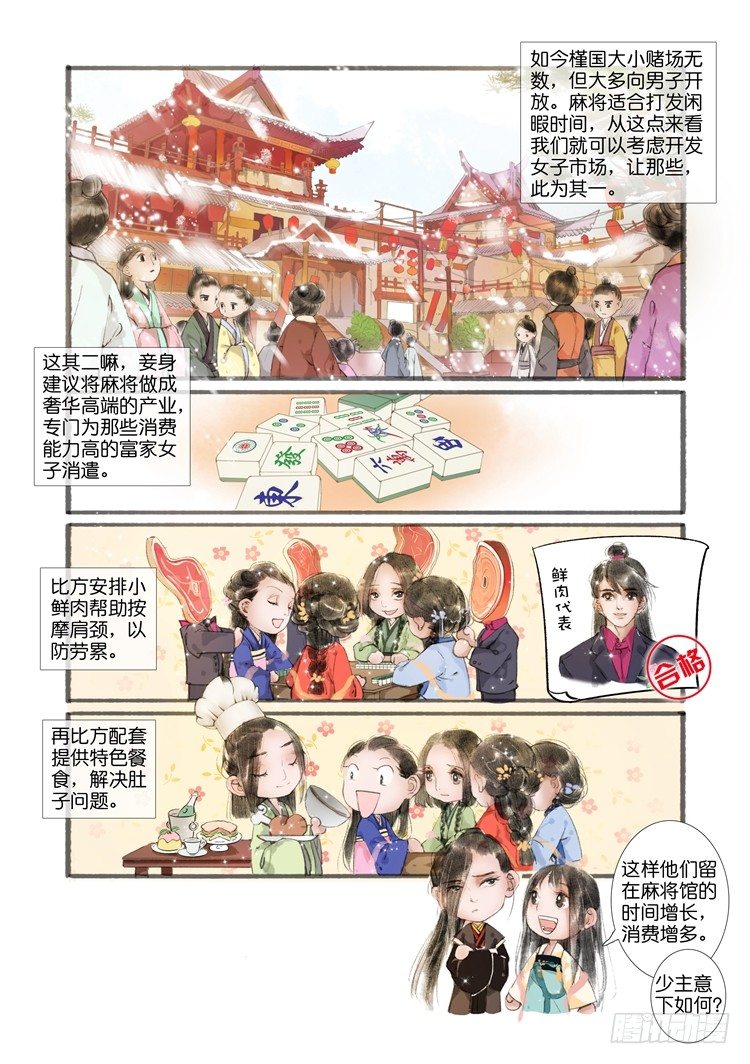 吾家有小妾漫画,第三话（中）1图