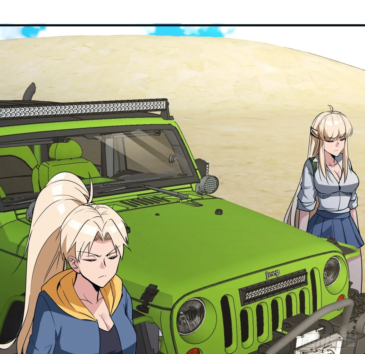 解锁末世的99个女主漫画,250话 我想待在你身边1图