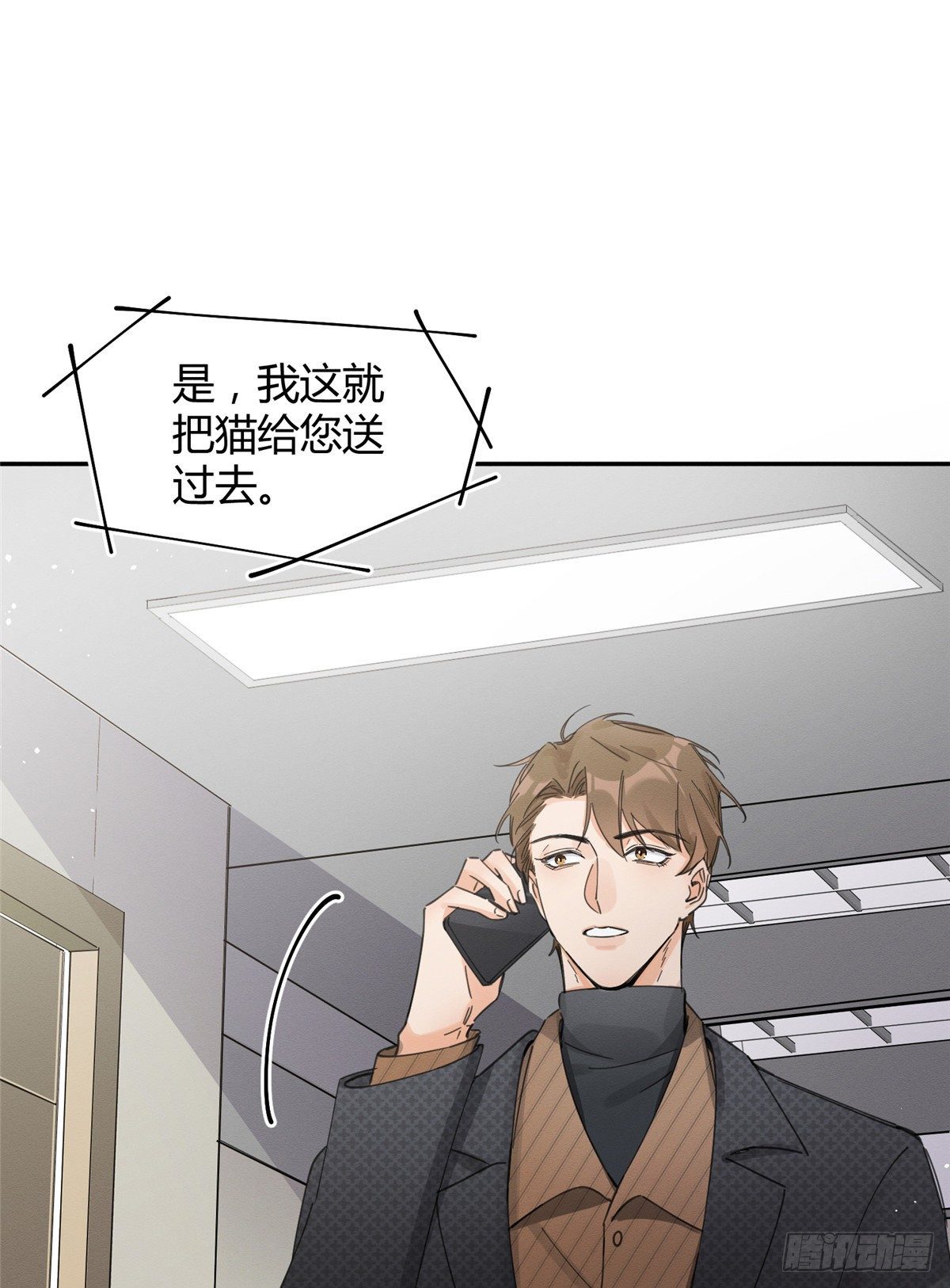 今天也要努力当只猫漫画,第10话 傅司晨来了2图