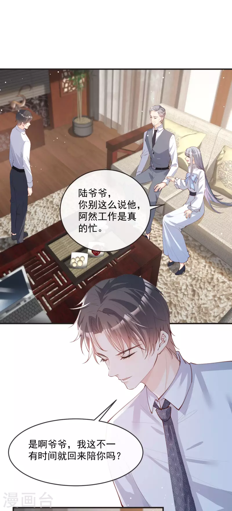 陆总，你老婆又上热搜啦！漫画,第18话 孙媳妇我会给你找的2图