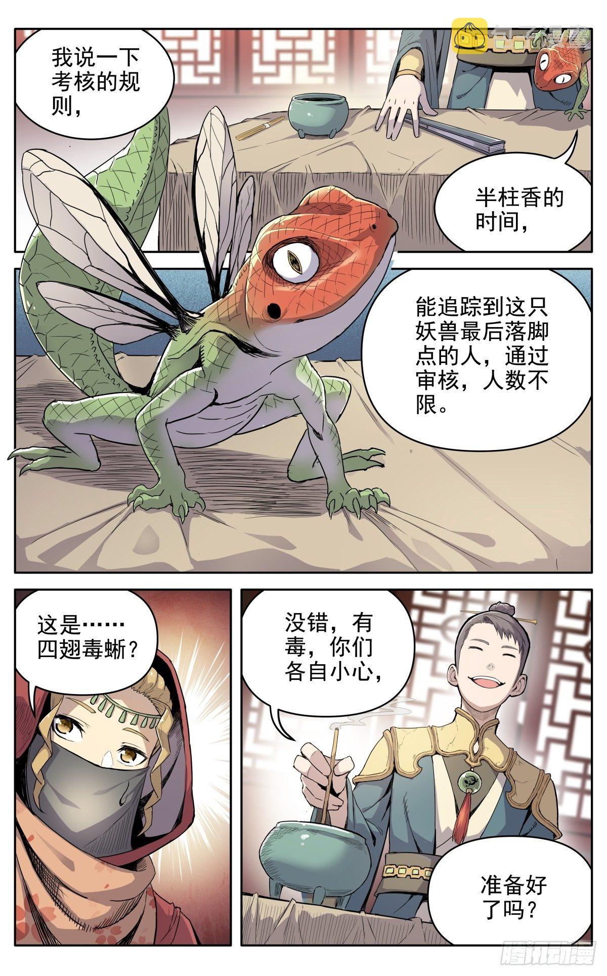 魔宗真的不好混漫画,第十五话：应聘猎兽队1图