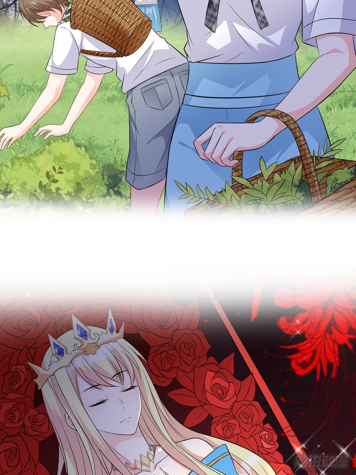 穿成BE黑童话的公主漫画,预告2图
