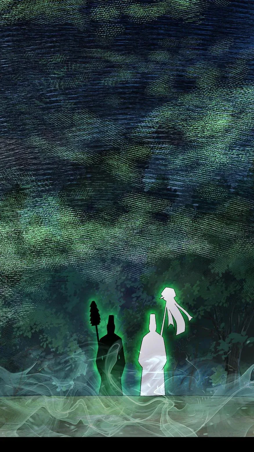 我出生当天，百鬼夜行，雪尸护道漫画,第457话 消失的黑白无常2图
