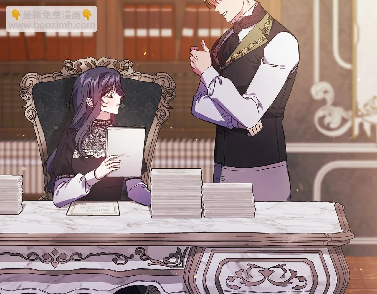 双胞胎姐姐不希望妹妹比自己优秀漫画,第74话 姐妹合作1图
