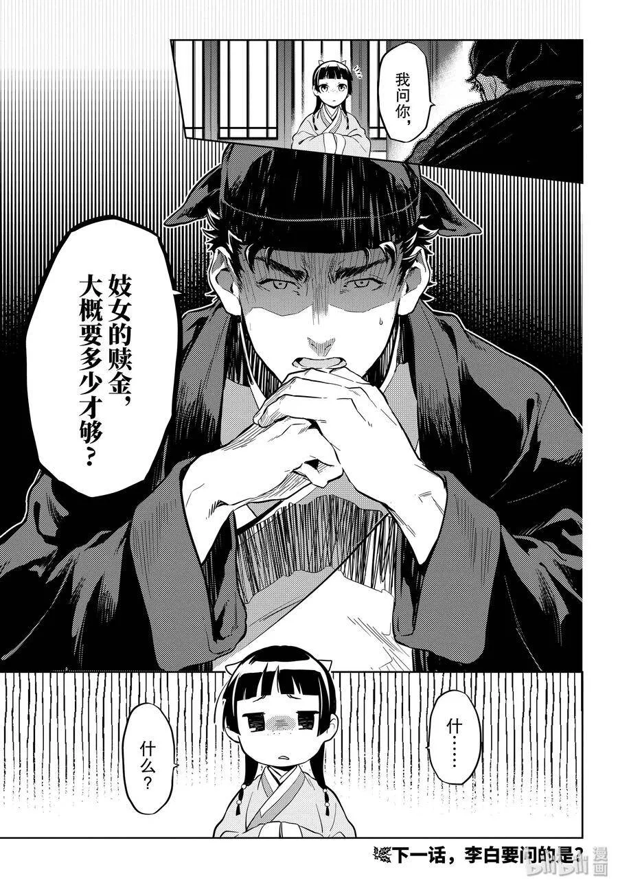 药屋少女的呢喃音乐漫画,35 再入后宫（前篇）1图