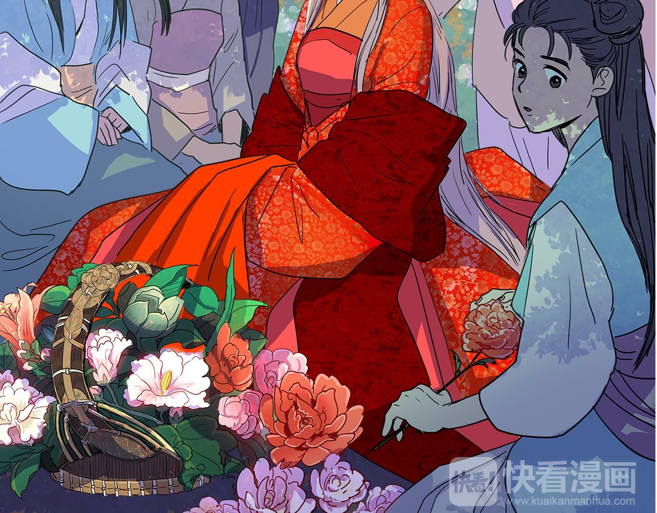 青儿传漫画,第3话 为新娘插花2图