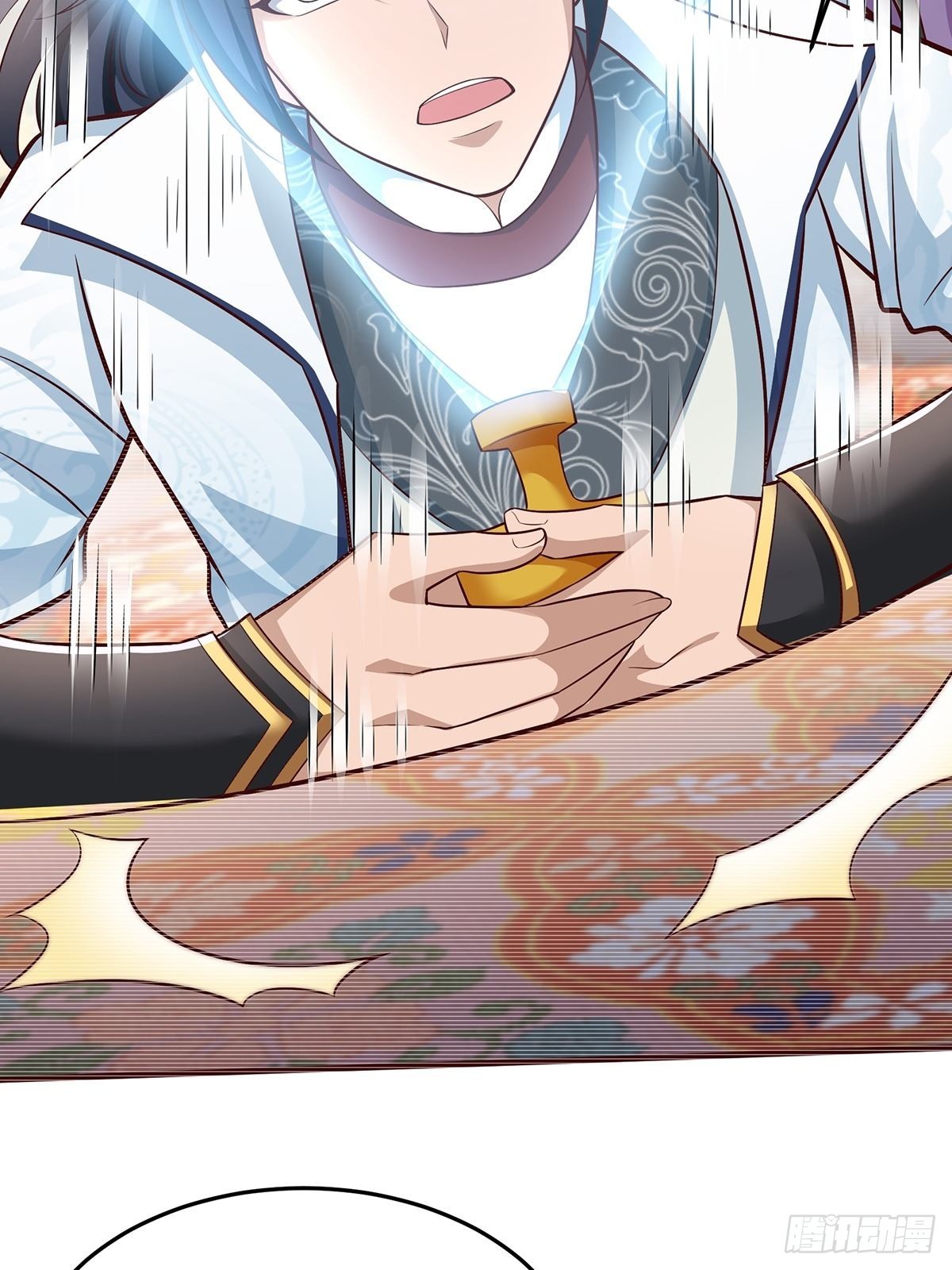 穿成女魔头的徒弟悄悄打卡漫画,第29话-有人来砸场子？2图
